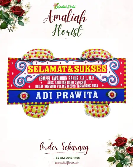 Papan Bunga Ucapan Selamat Dadahup