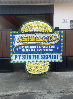 Papan Bunga Duka di Dadahup